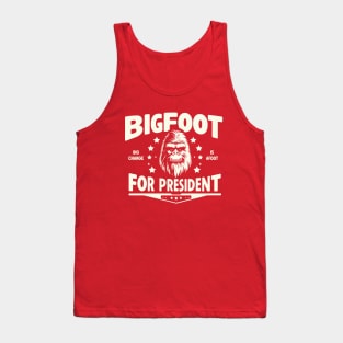 Bigfoot for President Tank Top